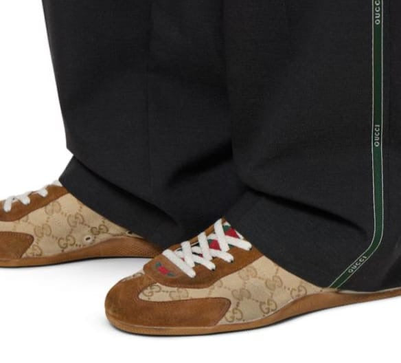 (Gucci Men shoe) Men Gucci shift sneaker