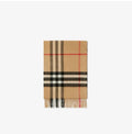 (BURBERRY Scarfs) Check cashmere scarf