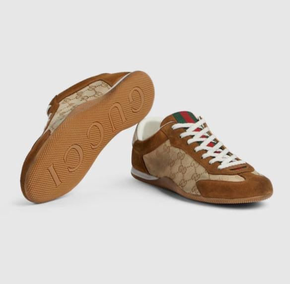 (Gucci Men shoe) Men Gucci shift sneaker