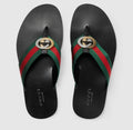 (Gucci Mens slides)Men's slides with interlocking G